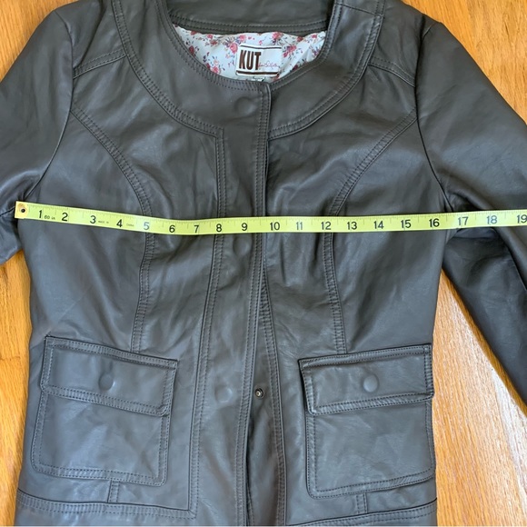Kut from the Kloth faux leather jacket size medium - Picture 7 of 9